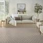 Nourison Twist Reversible 9" x 12" Grey Indoor/Outdoor Area Rug, , large