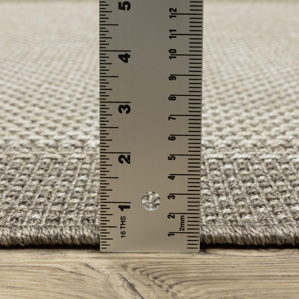 Oriental Weavers Caicos CA03N 6&#39;7&quot; x 9&#39;2&quot; Grey Area Rug, , large