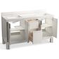 Kohler Solive 60" Double Bathroom Vanity in Gossamer White with 2 cm White Quartz Top and Rectangular Sinks, , large