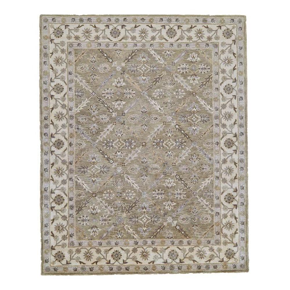Feizy Rugs Eaton 8424F 2'6'' x 10' Sage Runner, , large