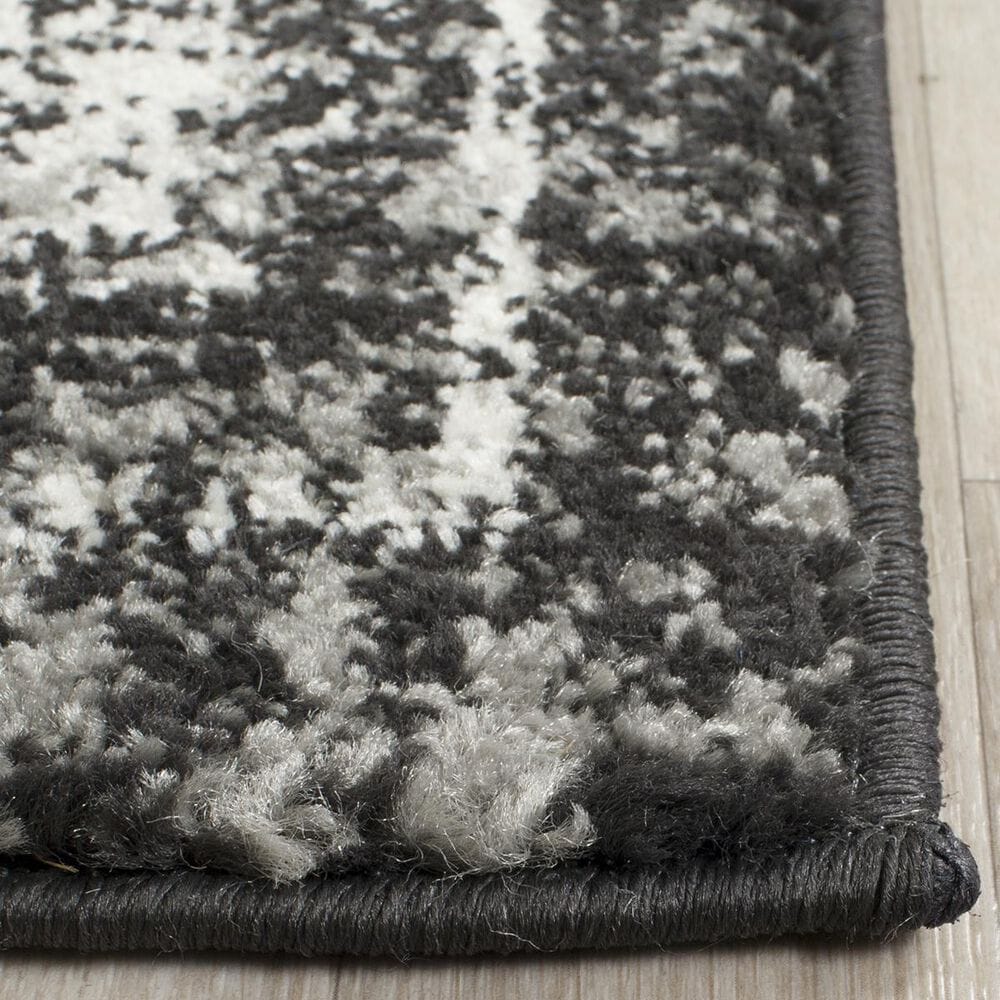 Safavieh Evoke EVK270K 2&#39;2&quot; x 9&#39; Charcoal and Ivory Runner, , large