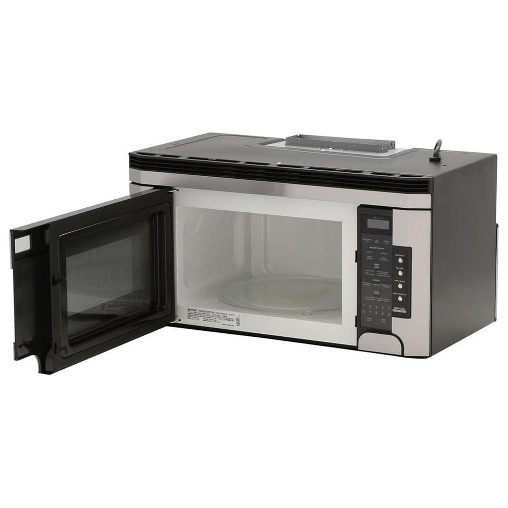 Sharp 1.5 Cu. Ft. Over-the-Range Carousel Microwave Oven in Stainless Steel, , large
