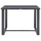 Blue River Argiope Outdoor Patio Bar Height Dining Table in Dark Gray - Table Only, , large