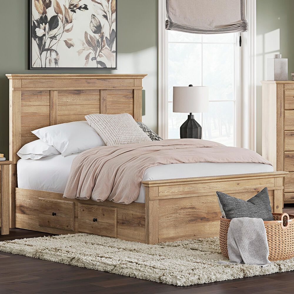 Ashley Makidern Full Storage Bed with Four Drawers in Tan, , large