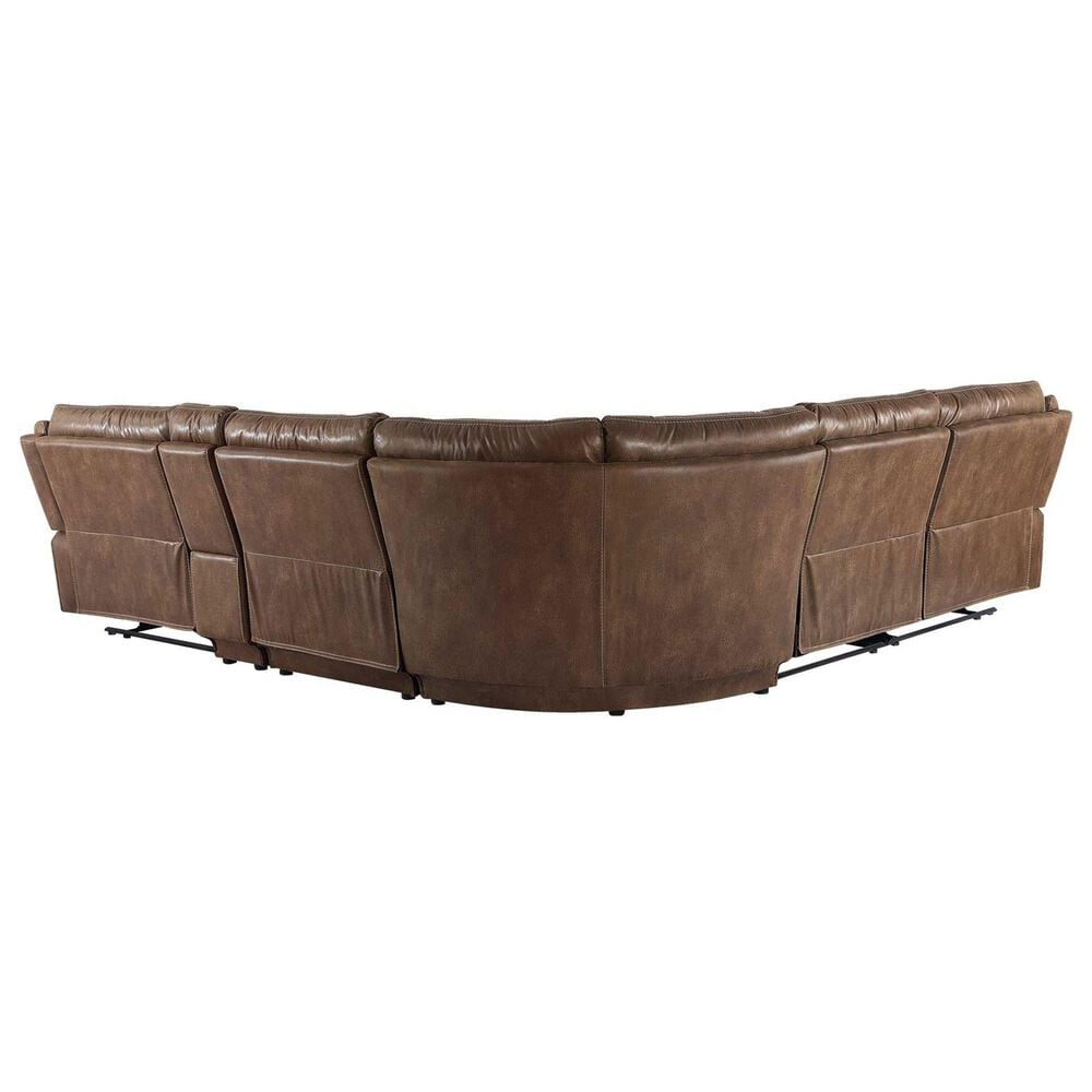 Steve Silver Lehi 6-Piece Manual Reclining Sectional in Brindle, , large