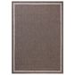 Loloi Easton Dove and Coffee 5"3" x 7"6" Indoor/Outdoor Area Rug, , large