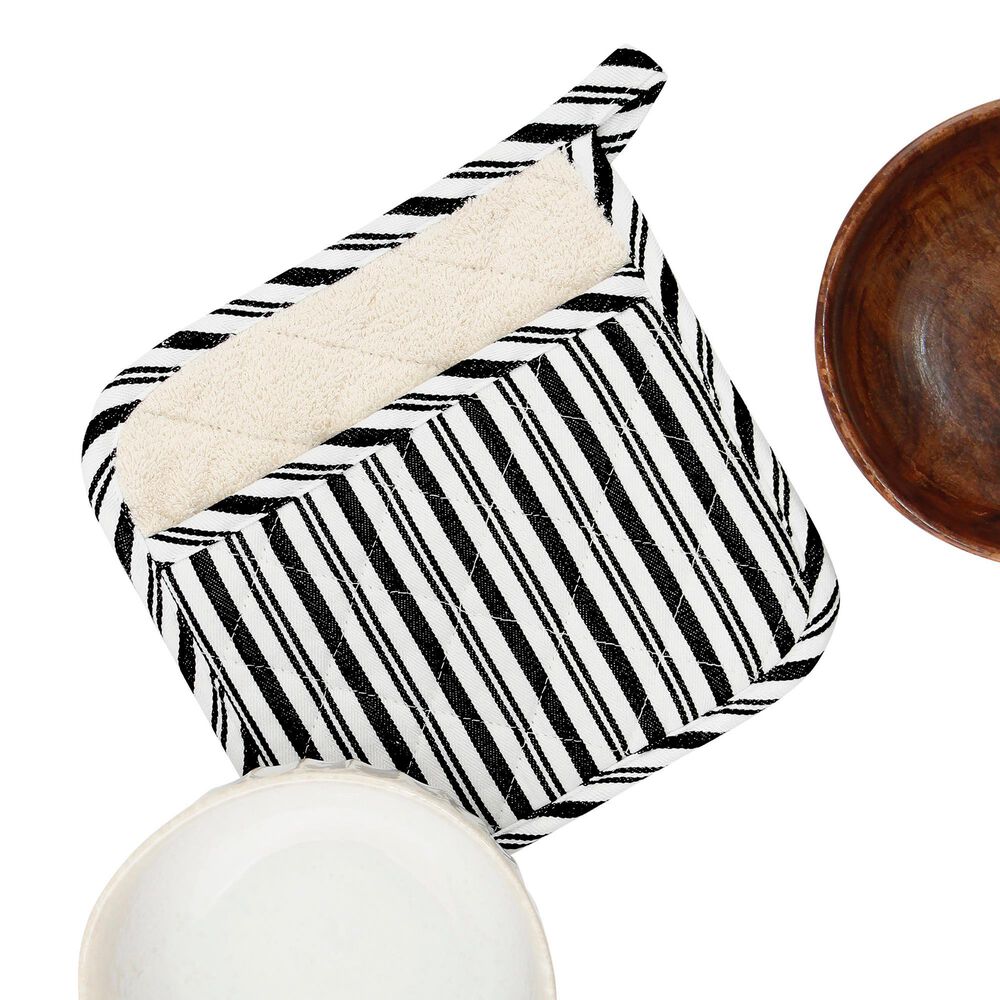 Harold Import Mrs. Anderson's Baking Cotton Potholder in Black, , large
