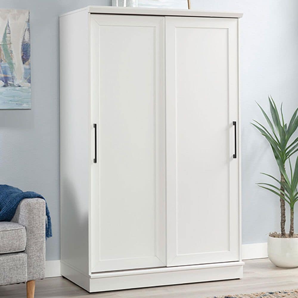 Sauder HomePlus Wardrobe in White, , large