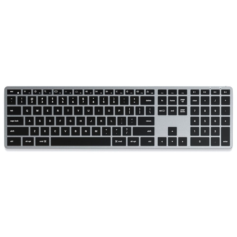 Satechi Slim X3 Bluetooth Backlit Keyboard in Space Gray, , large