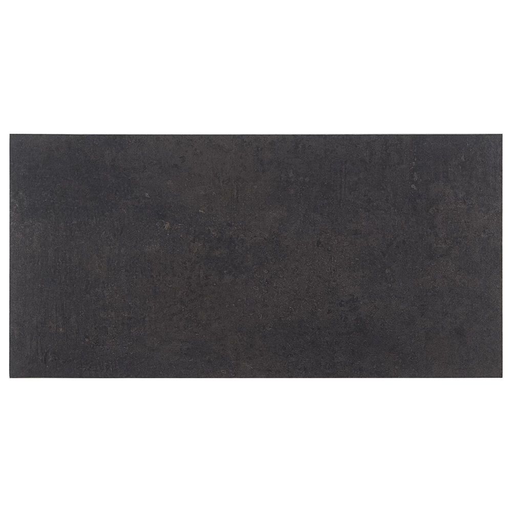 Soho Studio Brooklyn Black 12" x 24" Matte Porcelain Tile, , large