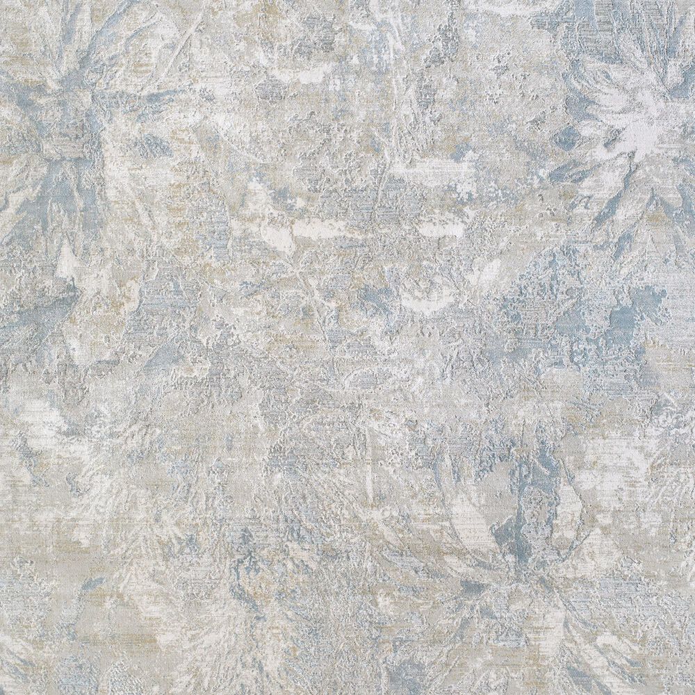 Surya Brunswick Light Gray, Cream, Charcoal, Mustard and Blue 7'10" x 10'2" Area Rug, , large