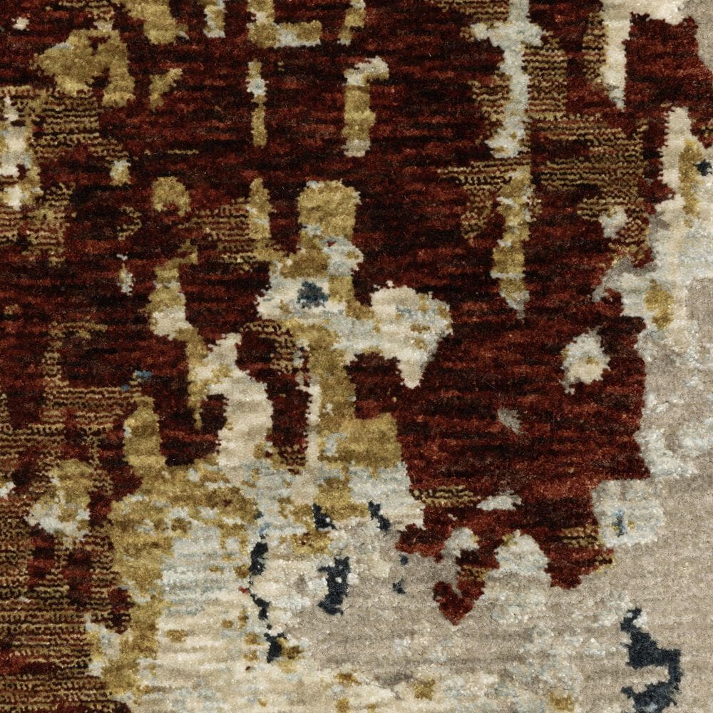 Oriental Weavers Capella Abstract Beige and Multicolor 6&#39;7&quot; x 9&#39;6&quot; Area Rug, , large