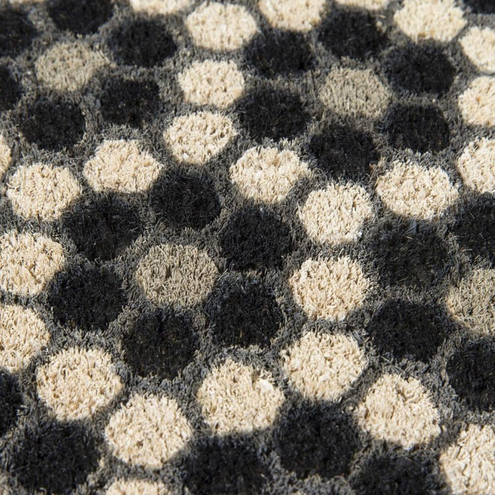 Novogratz Aloha Hex Tile ALO-10 1&#39;6&quot; x 2&#39;6&quot; Black Area Rug, , large