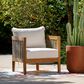 Linon Home Decor Chaddsley Patio Arm Chair in Beige, , large