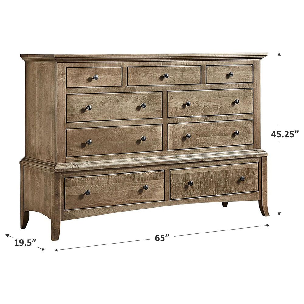 Archbold Furniture Company Provence 9-Drawer Dresser in Sandstone, , large