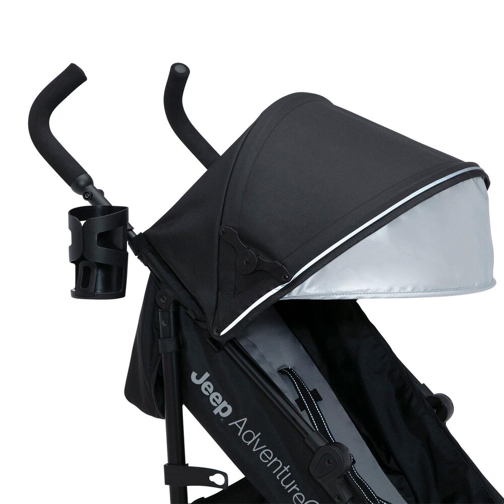 Delta Jeep AdventureGlyde Stroller in Black and Grey, , large