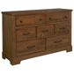 Viceray Collections Cool Rustic 4-Piece Queen Plank Bedroom Set in Amber, , large