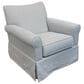 Ashley Searcy Swivel and Glider Chair in White and Navy, , large