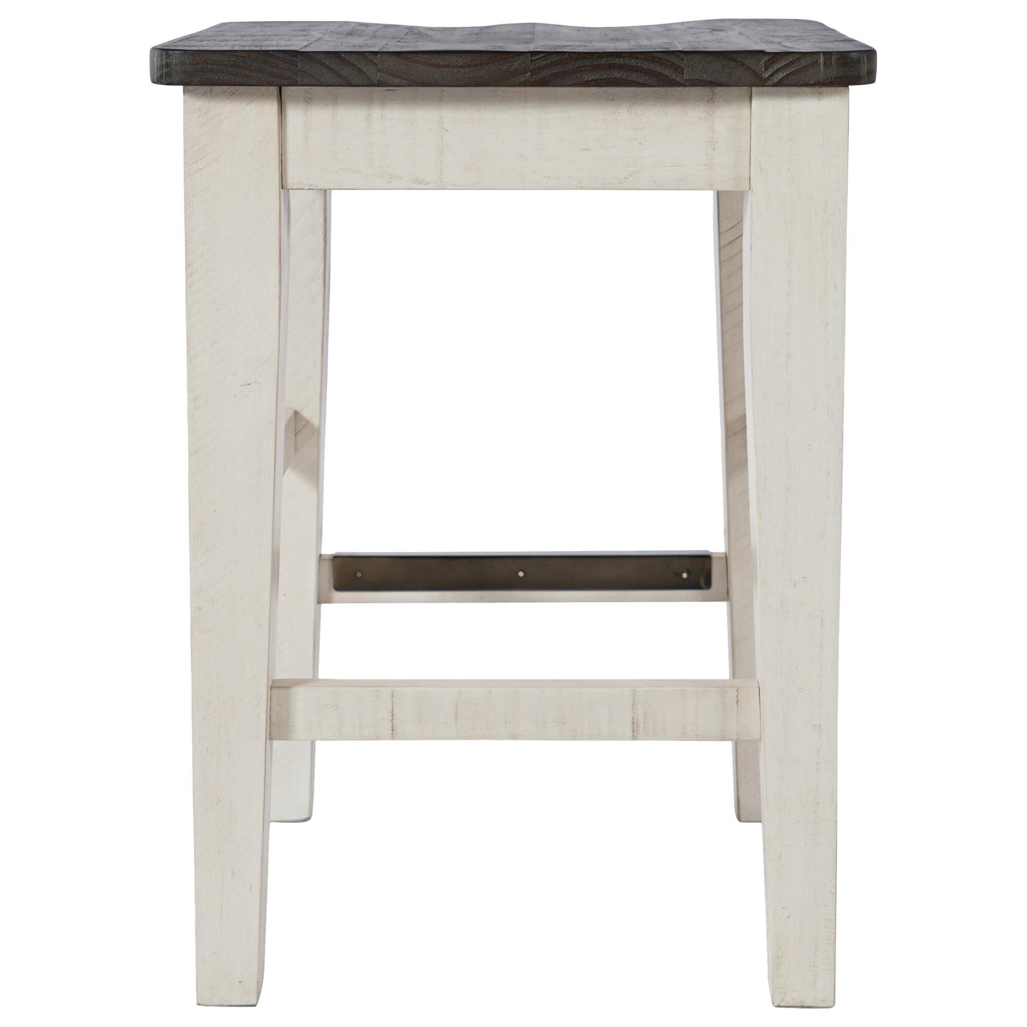 White franklin sofa console hotsell table with 3 stools