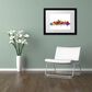 Timberlake Michael Tompsett "Kansas City Skyline" Matted Framed Art, , large