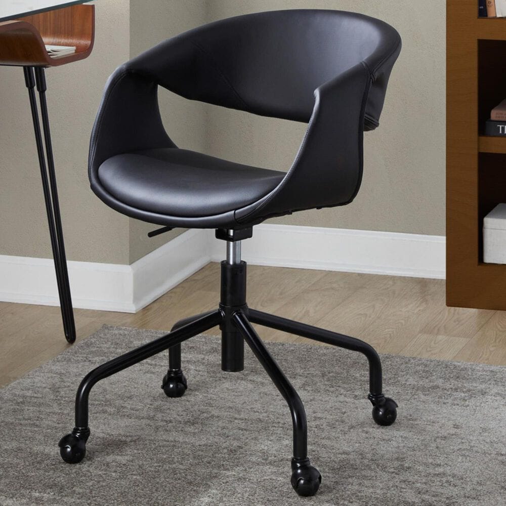 Lumisource Curvo Task Chair in Black, , large