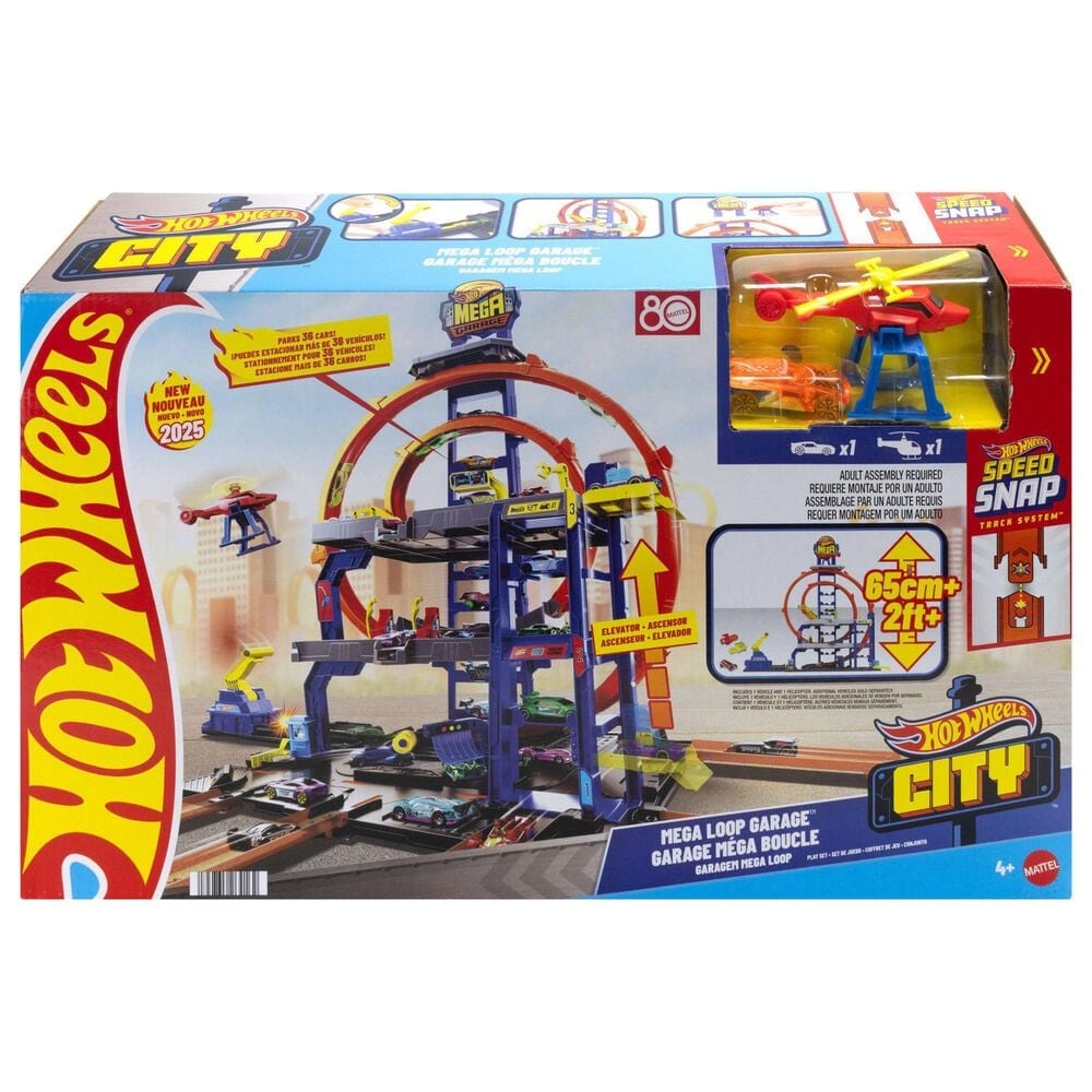 Hot Wheels City Mega Garage Playset in Multicolor, , large