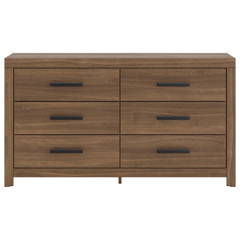 Ashley Broachmyn 6 Drawer Dresser and Mirror in Auburn, , large
