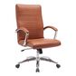 Global Seating Bonded Leather Executive Chair in Tan, , large