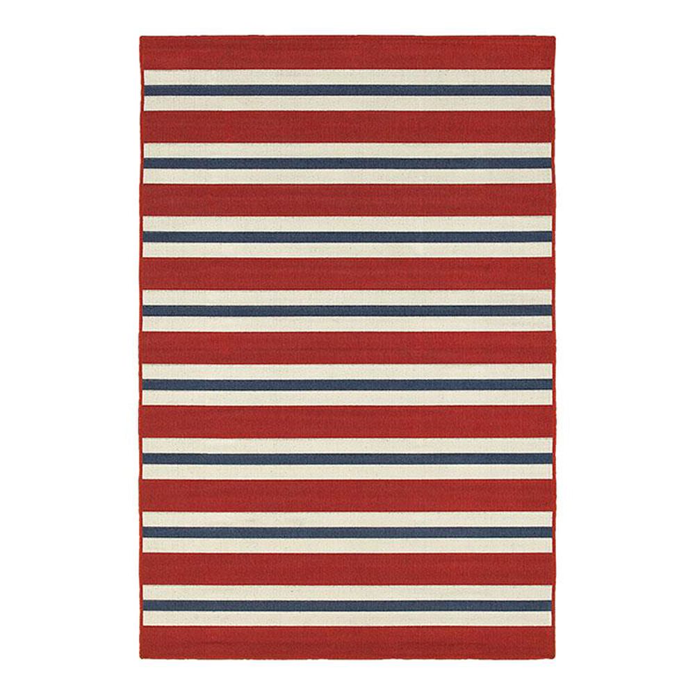 Oriental Weavers Meridian 5701R 3"7" x 5"6" Red Area Rug, , large