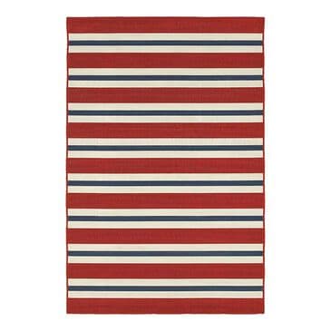 Oriental Weavers Meridian 5701R 3"7" x 5"6" Red Area Rug, , large