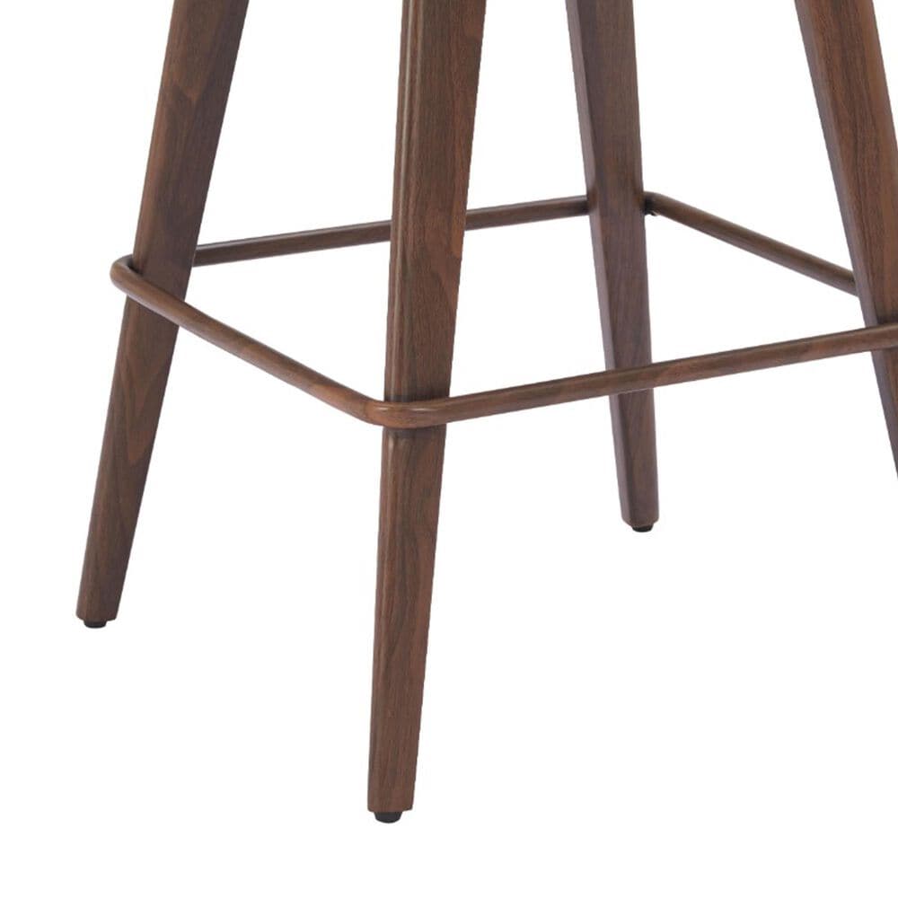 Zuo Modern Divat Counter Stool in Beige &amp; Walnut, , large