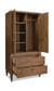 Urban Home Langley 2-Drawer Chest with Doors in Autumn Forest, , large