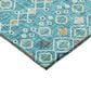 Dalyn Rug Company Portico Teal, Ivory, Navy, Copper, Fern and Silver 5" x 7"6" Area Rug, , large