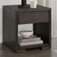 Steve Silver Evan End Table in Walnut Brown, , large