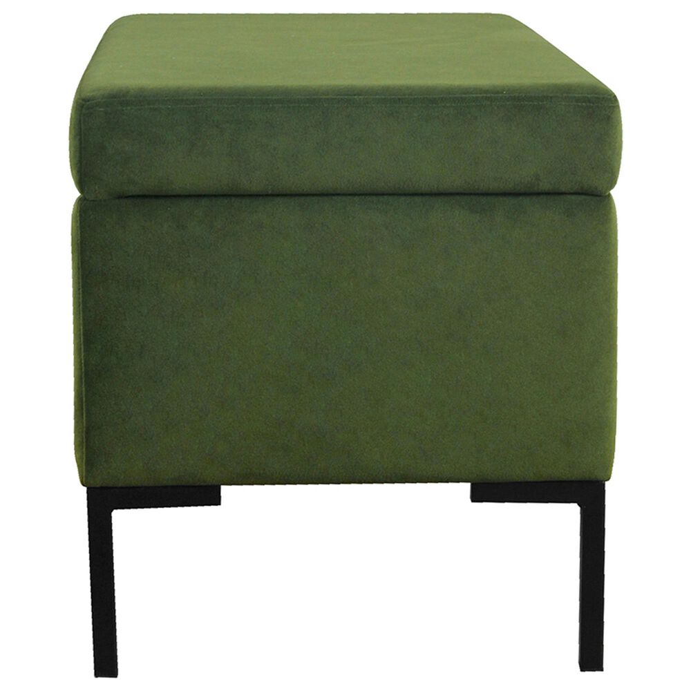 Kinfine Medium Metal Storage Bench in Green, , large