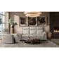 Elran Furniture Kayce Leather Power Reclining Sofa in Verona Gray, , large