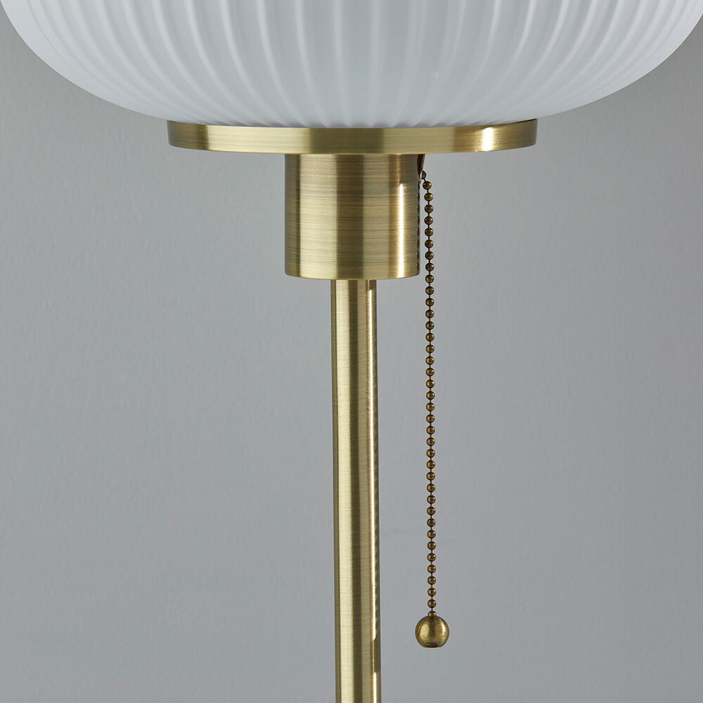 Adesso Hazel Table Lamp in Antique Brass | Nebraska Furniture Mart