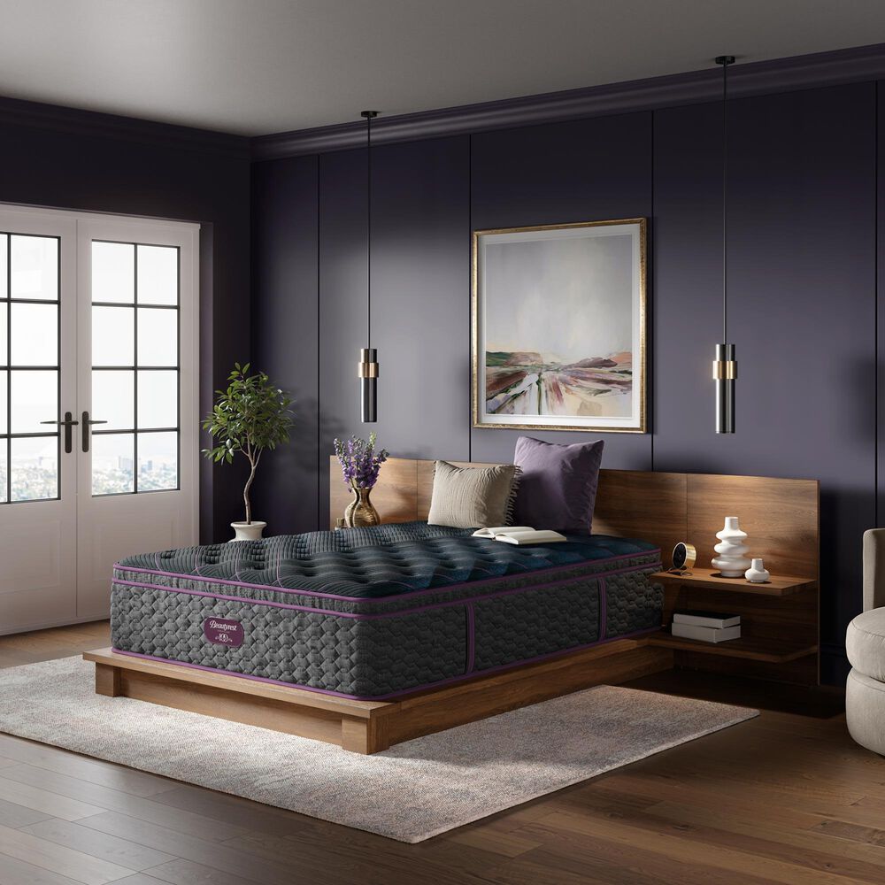 Beautyrest World Class Level Three Plush Pillow Top Queen Mattress, , large