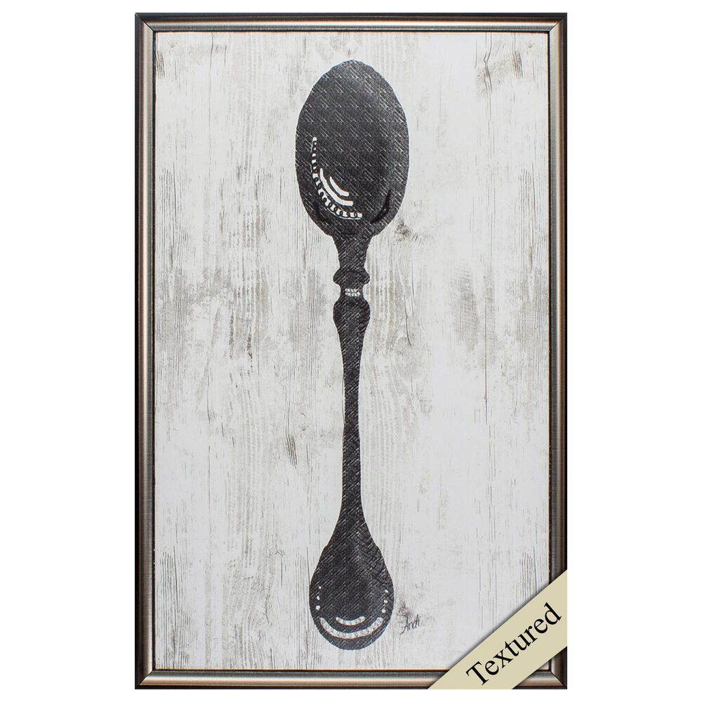 Propac "Black Spoon on Wood" Wall Art in Gray, , large