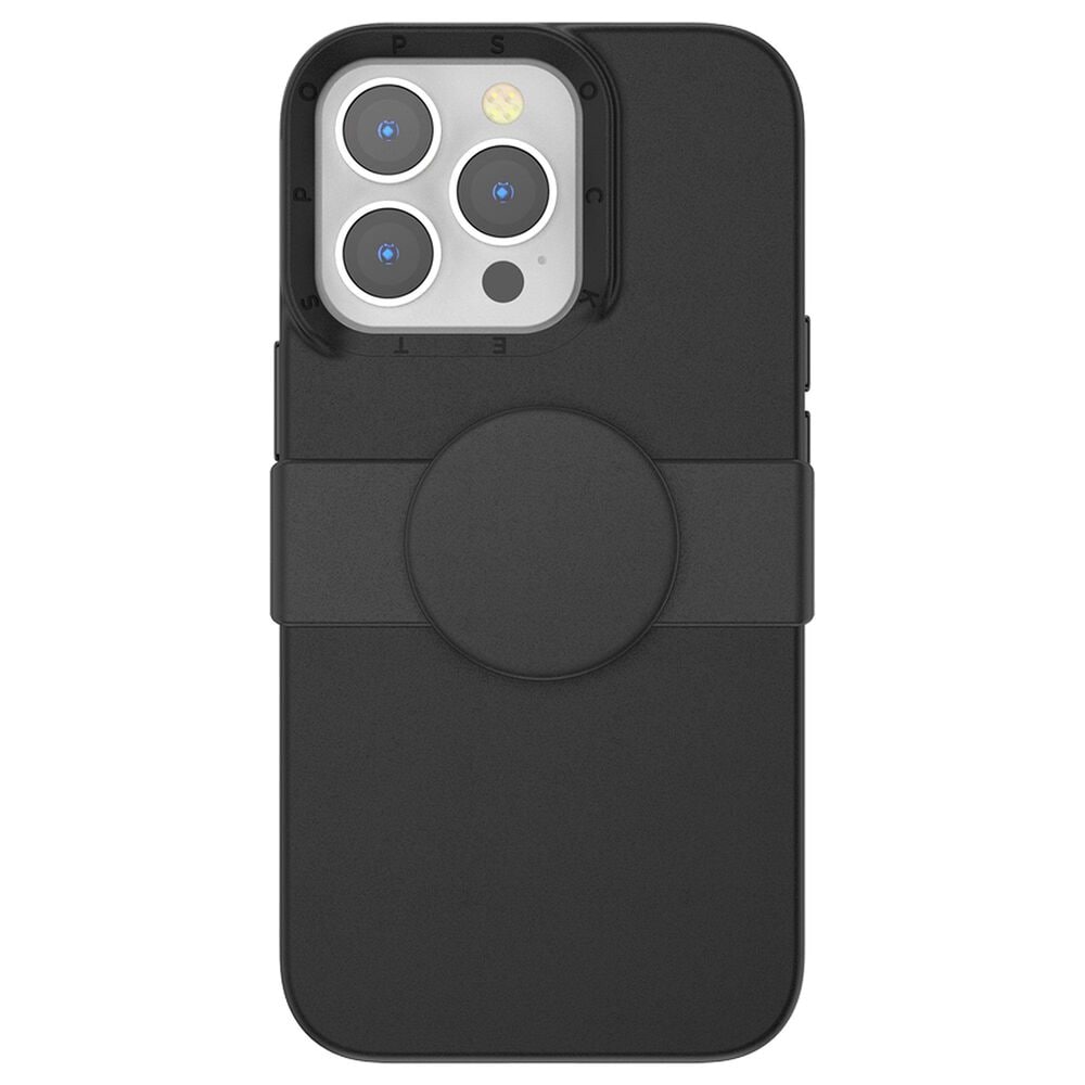 PopSockets PopGrip Slide Case for Apple iPhone 13 Pro in Black, , large