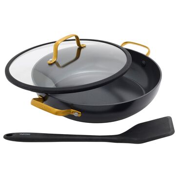 Green Pan Reserve Pro 11" Ceramic Nonstick Everyday Pan with Lid in Black, , large
