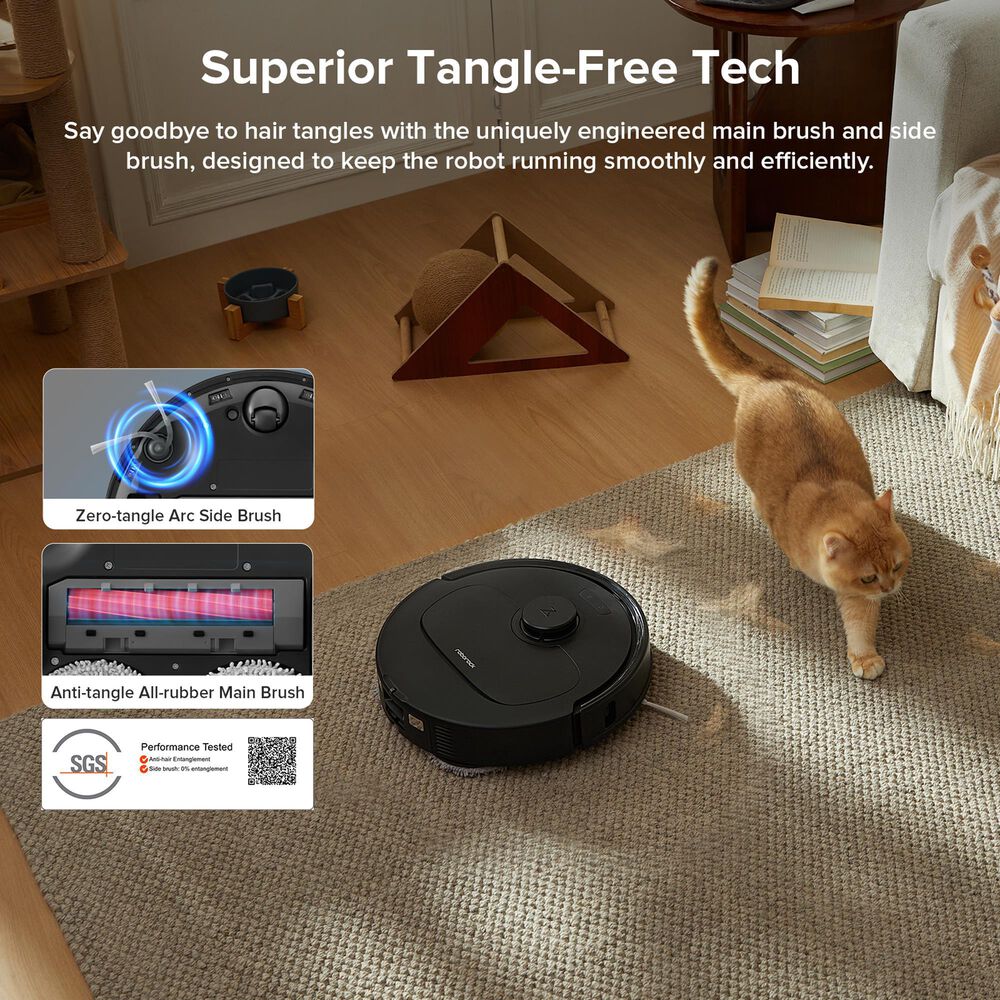 Roborock Qrevo 598 Robot Vacuum and Mop in Black, , large