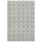 Dalyn Rug Company Soft Essentials Chevron Silver 9" x 12" Area Rug, , large