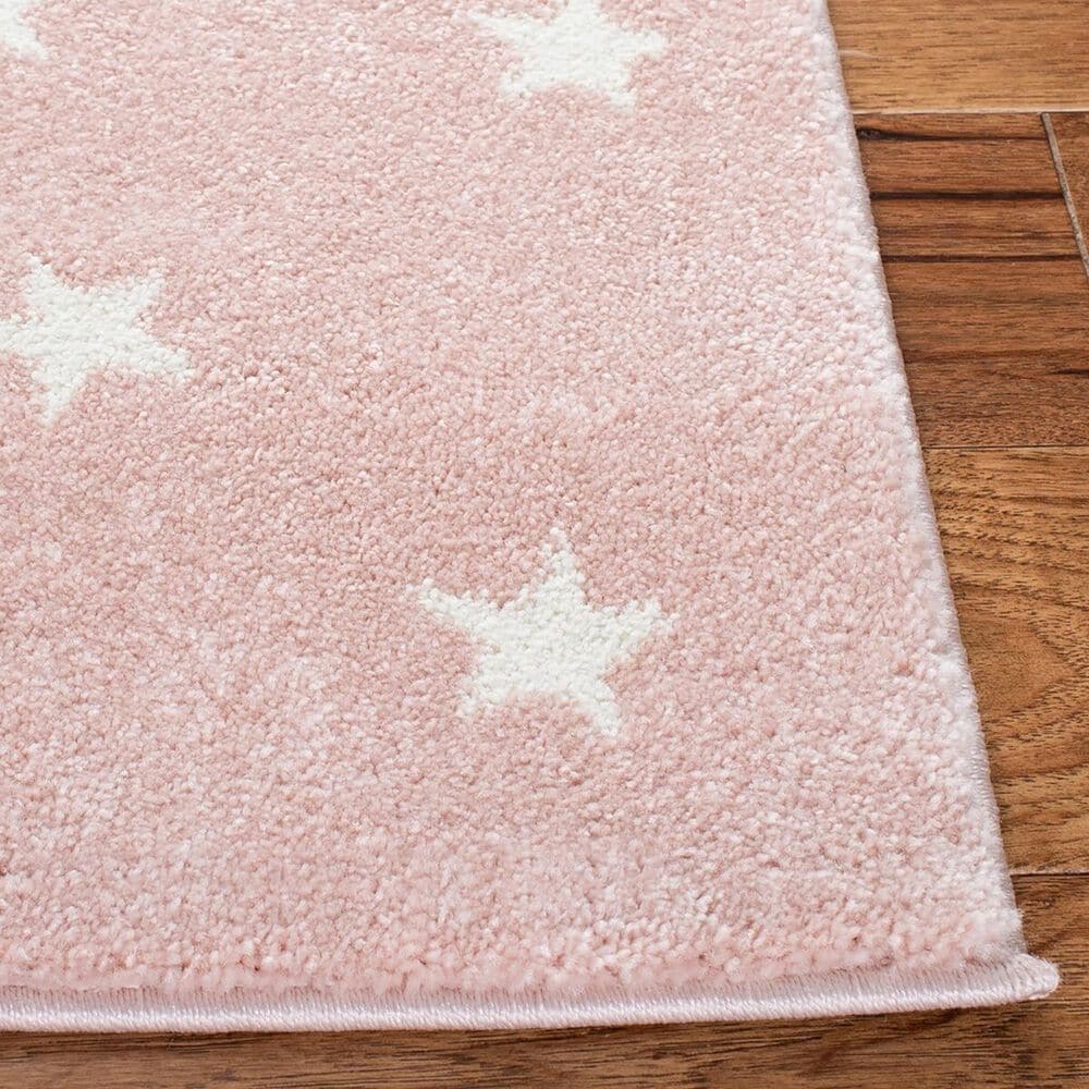 Safavieh Carousel 2&#39; x 8&#39; Pink and Grey Kids Runner, , large