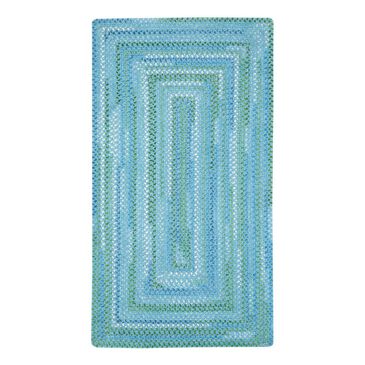 Capel Sailor Boy 0470-400 8"6" Concentric Square Dee Blue Sea Kids Rug, , large