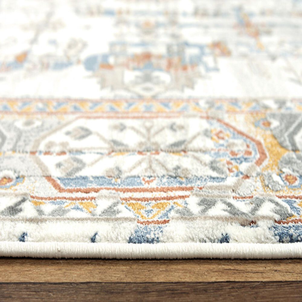 RIZZY Westchester WESWES857 5&#39;3&quot; x 7&#39;6&quot; Ivory and Multicolor Area Rug, , large