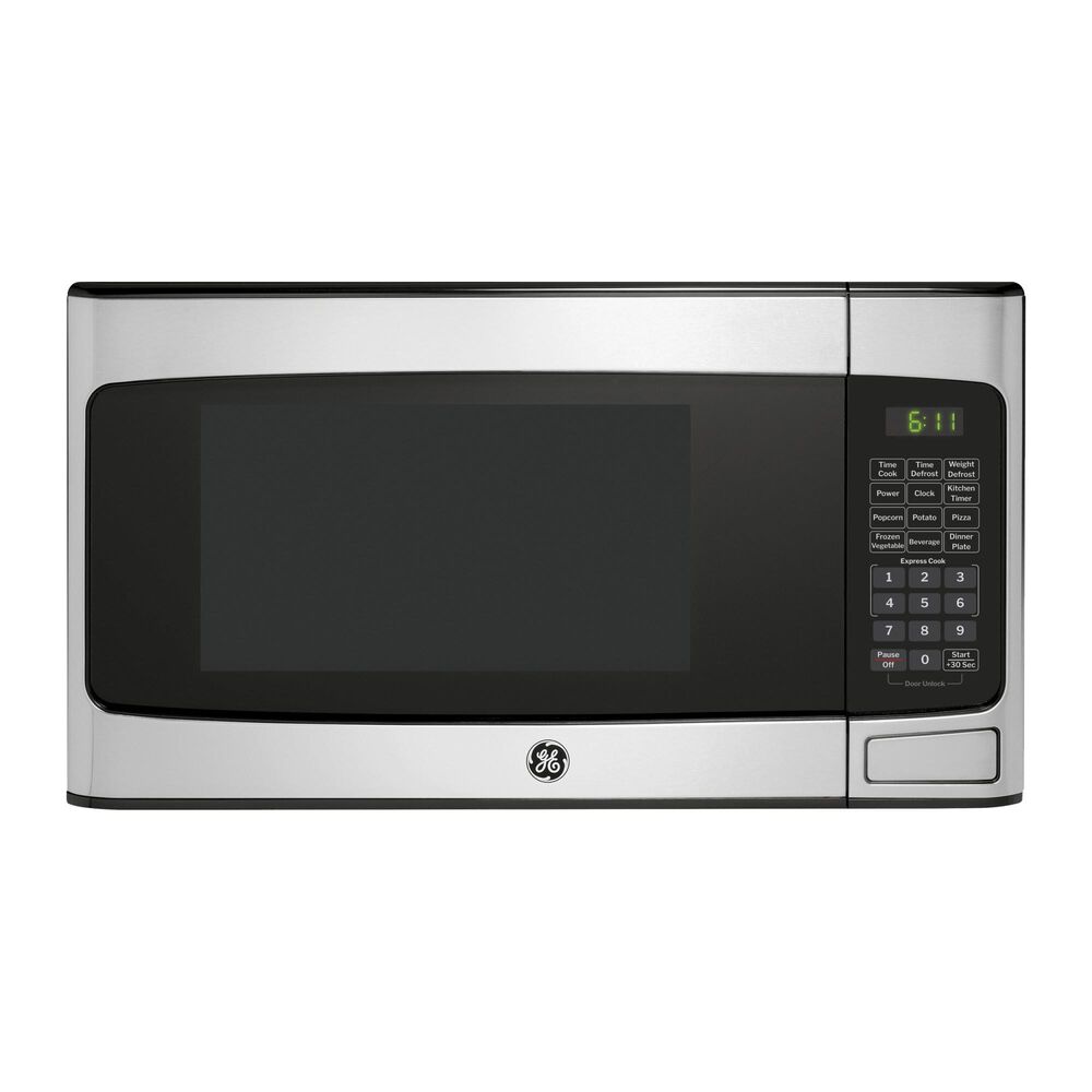GE Appliances 1.1 Cu. Ft. Countertop Microwave Oven with Pasta Box in Stainless Steel, , large
