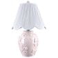 Slatehouse 20" Ceramic Bow Table Lamp in Pink, , large