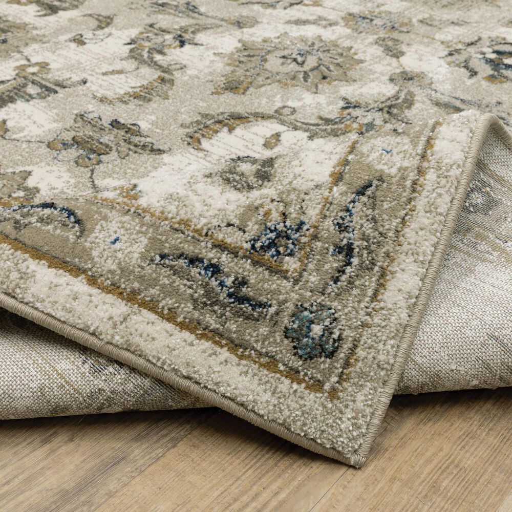 Oriental Weavers Venice Salerno 2&#39;3&quot; x 7&#39;6&quot; Beige and Gold Runner, , large