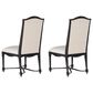 Hooker Furniture Ciao Bella Side Chair in Black (Set of 2), , large